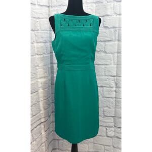 Banana Republic Green Sleeveless Dress Size 10